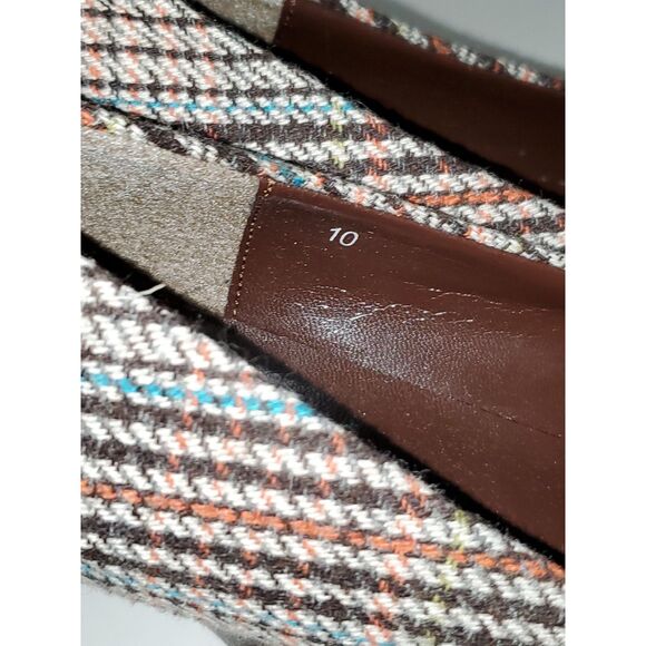 Miss Me Razzle Women's Shoes Cone Heel Tapestry Faux Leather Career Evening 6 - Picture 6 of 12